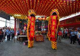 祥獅獻瑞-祝護國庇佑.國泰民安.